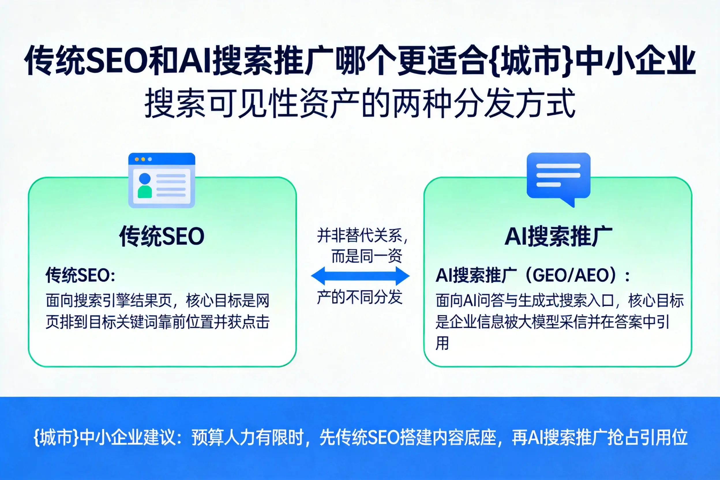 传统SEO和AI搜索推广哪个更适合潮州中小企业