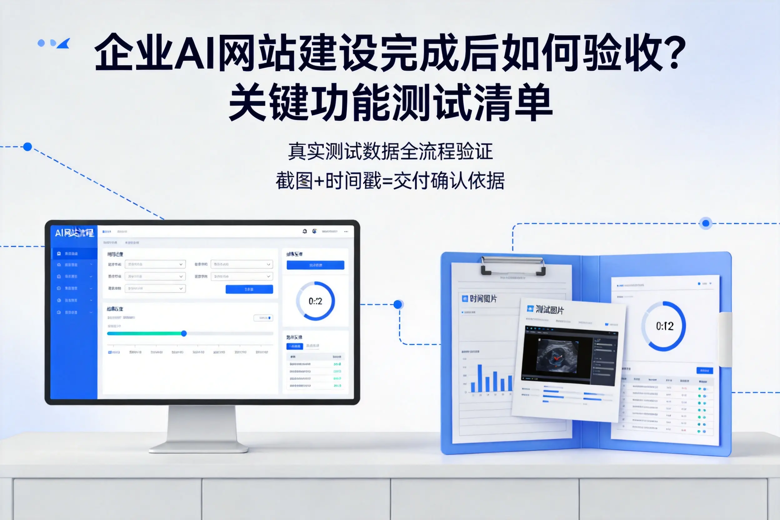 潮州企业AI网站建设完成后如何验收？关键功能测试清单