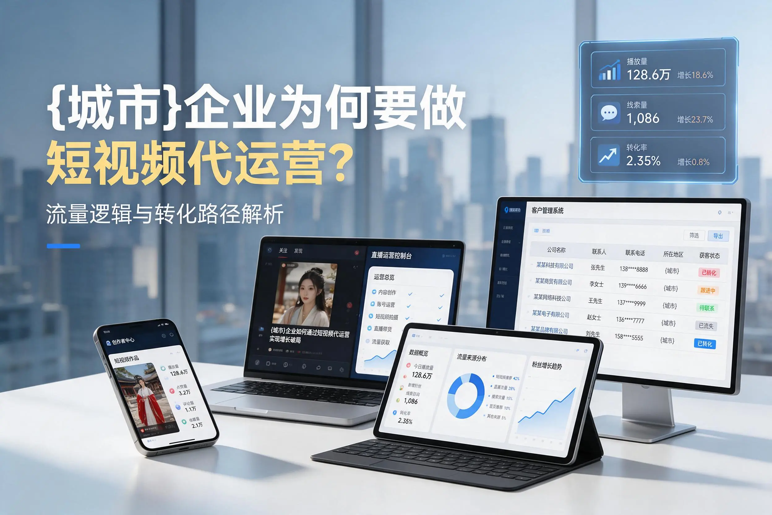 潮州企业为何要做短视频代运营？流量逻辑与转化路径解析