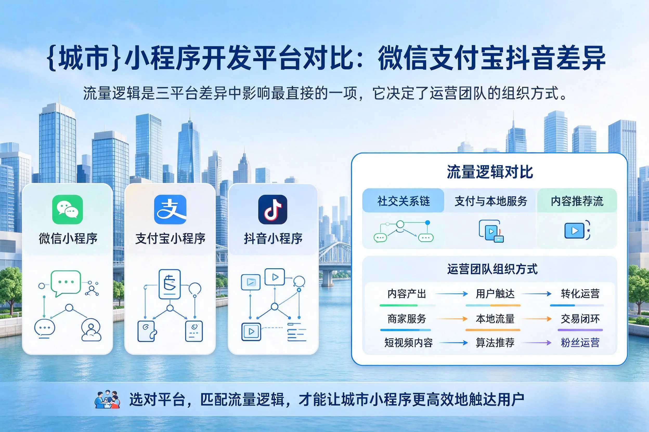 潮州小程序开发平台对比：微信支付宝抖音差异